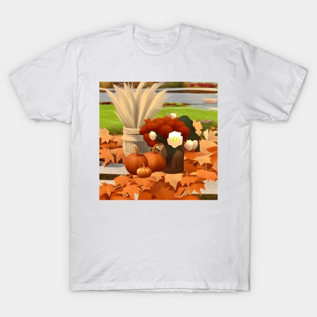 Autumn Still Life T-Shirt by DANAROPER